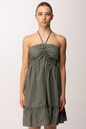 Khloe Femme Abito con Bratelline Al Collo 25200 VERDE