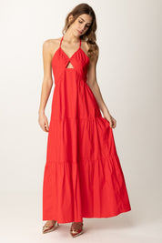 Twin-set Abito con Cut-out 251TT2027 HIBISCUS RED