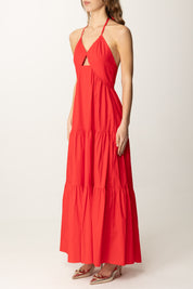 Twin-set Abito con Cut-out 251TT2027 HIBISCUS RED