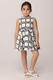 Elisabetta Franchi Bambina Abito con Motivo Catene EGAB2250GAE01.0072