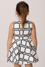 Elisabetta Franchi Bambina Abito con Motivo Catene EGAB2250GAE01.0072