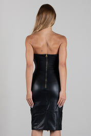 Elisabetta Franchi Abito con Scollo a Cuore e Zip AB95666E2 NERO
