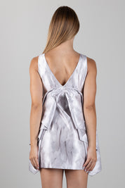 Elisabetta Franchi Bambina Abito Corto con Ricamo Piuma e Logo EFAB7090GA022.0067