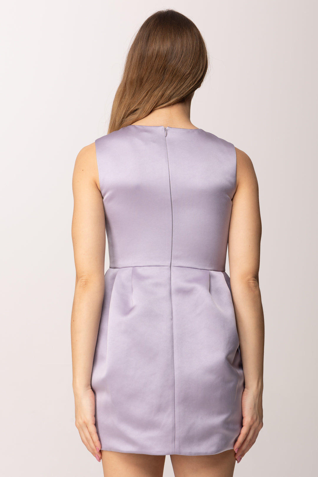 Elisabetta Franchi Bambina Abito In Duchesse con Ricamo Logo Bicolore EFAB6590RA016.D639