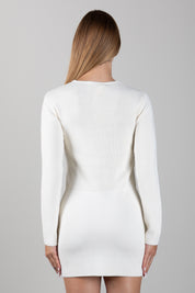 Elisabetta Franchi Bambina Abito In Maglia con Tasche EFAB681CFL159.0077