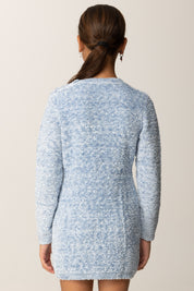 Elisabetta Franchi Bambina Abito In Maglia Effetto Ciniglia EFAB640CFL082 STARLIGHT