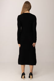 Akep Abito In Maglia Punto Traforato con Bande Laterali a Contrasto
 VSKD11038 NERO