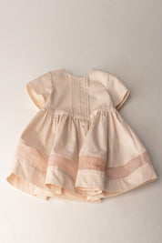 Elisabetta Franchi Bambina Abito In Popeline con Organza e Mutandina ENAB0720CA235.C036