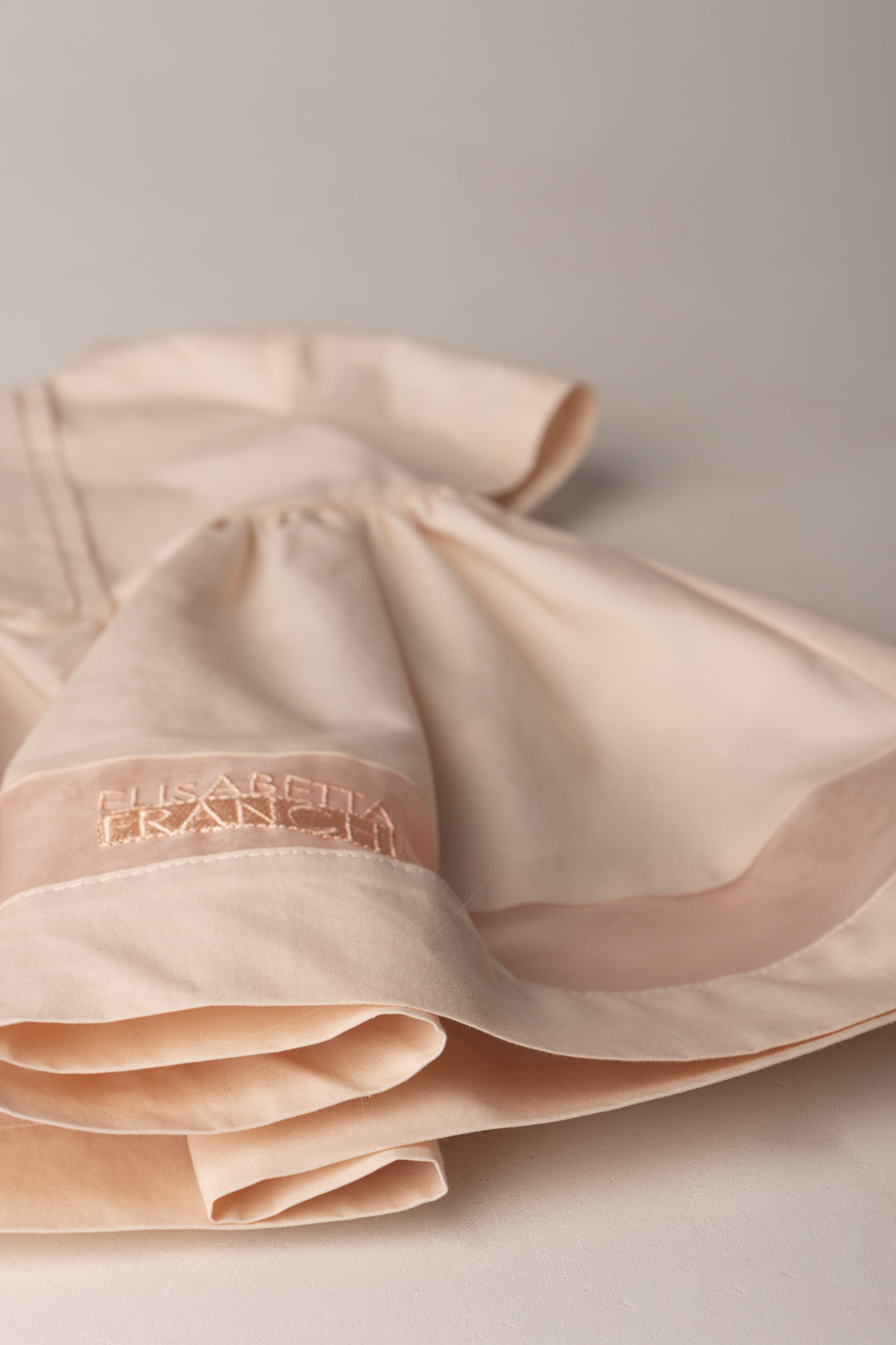 Elisabetta Franchi Bambina Abito In Popeline con Organza e Mutandina ENAB0720CA235.C036