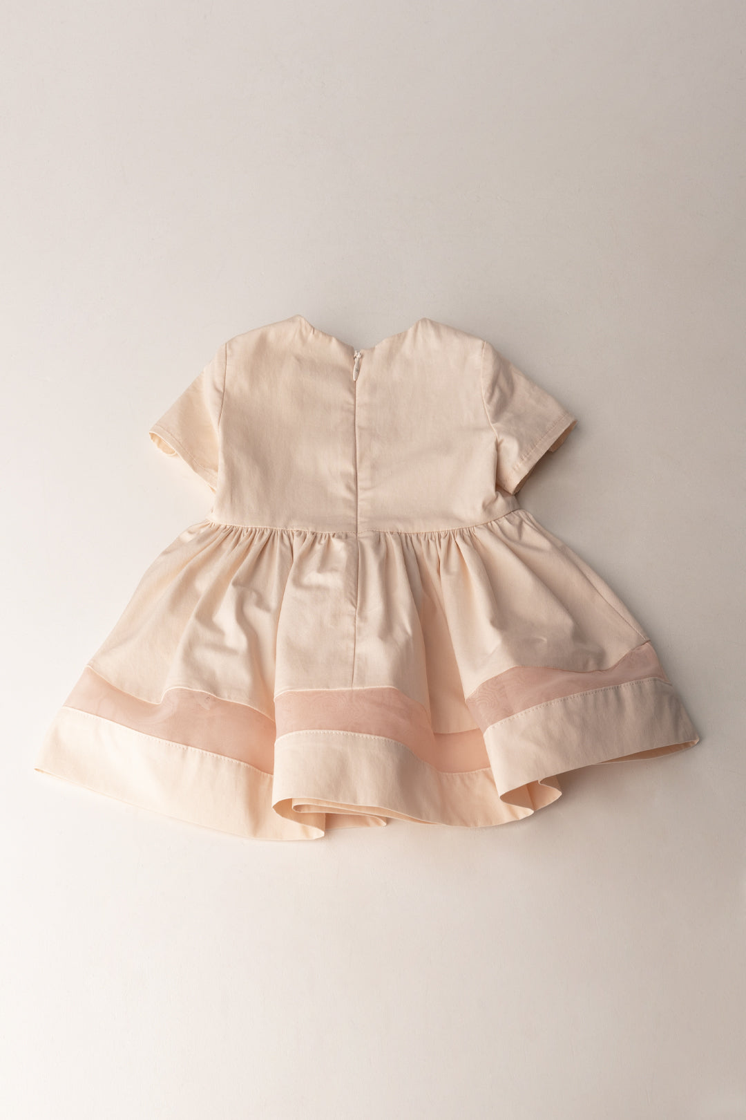 Elisabetta Franchi Bambina Abito In Popeline con Organza e Mutandina ENAB0720CA235.C036