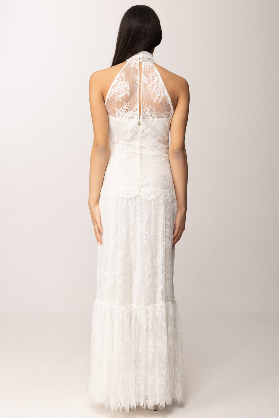 donne avorio pizzo abito da sposa con scollo a V a spacco A-Line Sweep treno abito da sposa – it donne avorio pizzo abito da sposa con scollo a V a spacco A-Line Sweep treno abito da sposa – it
