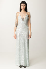 Aniye By Abito Lungo Full Pailettes Rose 185625 AGATHA