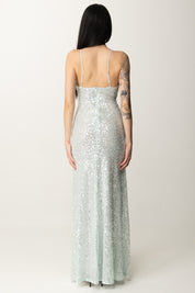 Aniye By Abito Lungo Full Pailettes Rose 185625 AGATHA