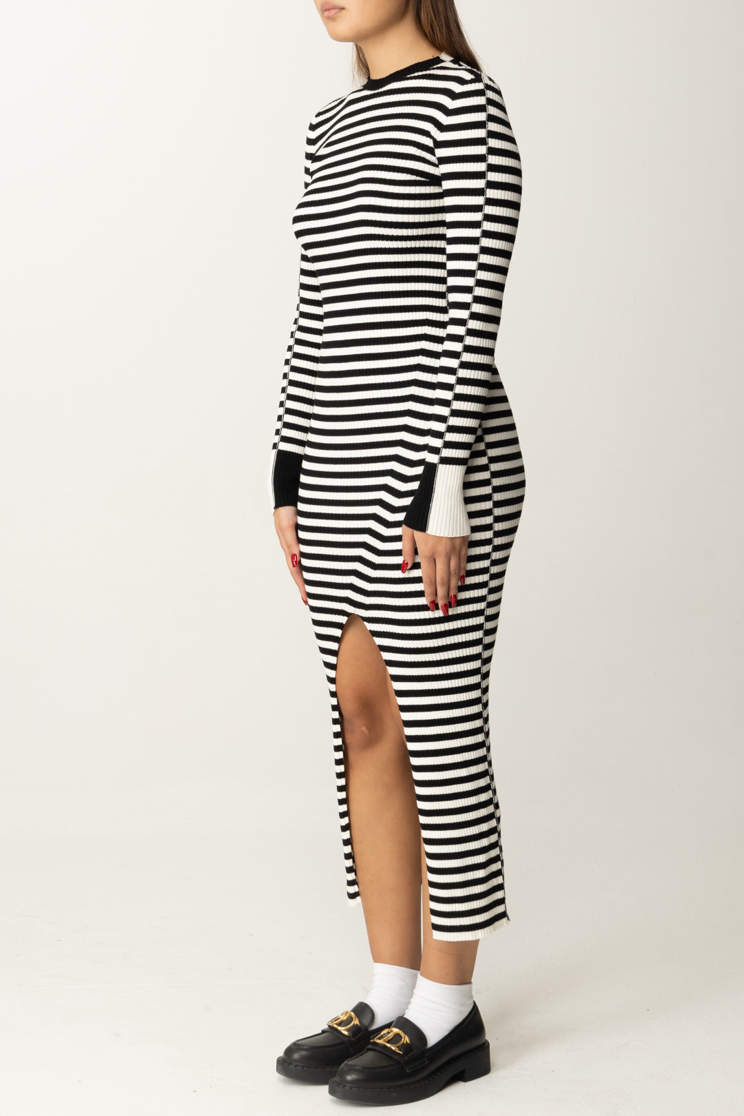 Lino Abito Lungo Vestito Sorrento Taormina 24 Long Dress In Fil Coupé - Foto 2