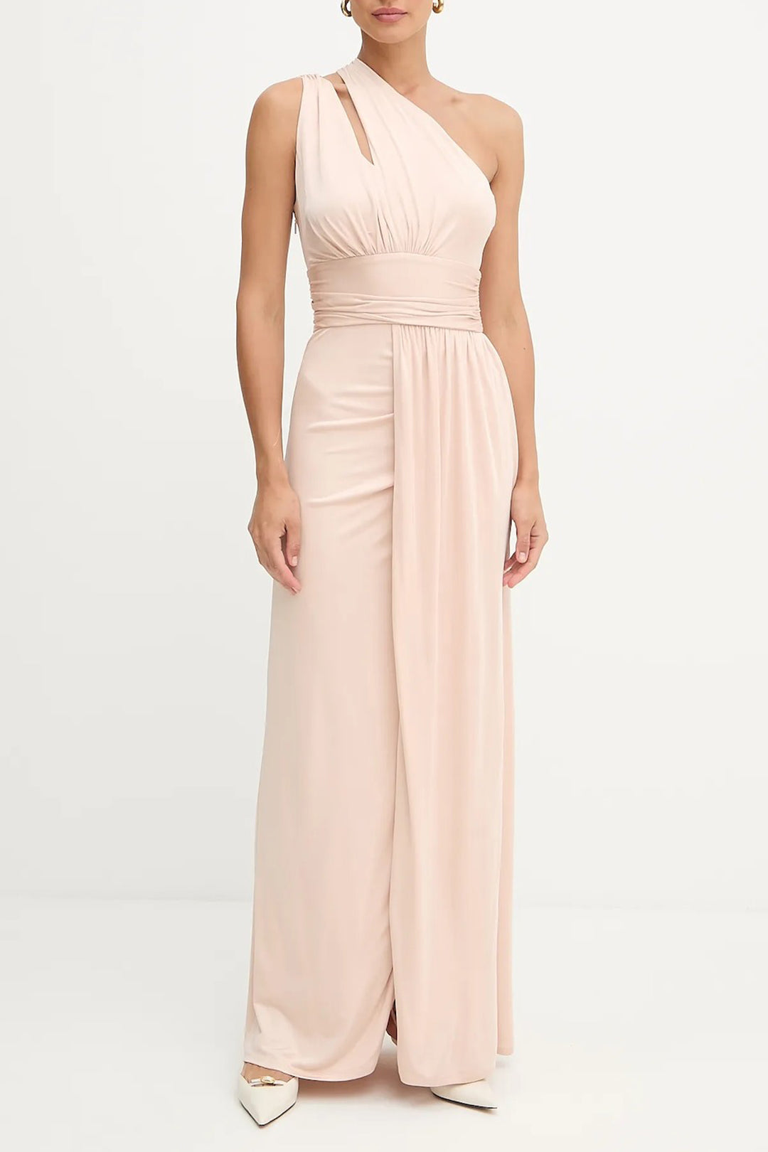 Marciano By Guess Abito Lungo Monospalla Patty 5YGK05 6334A CAPPUCCINO TAN MULTI