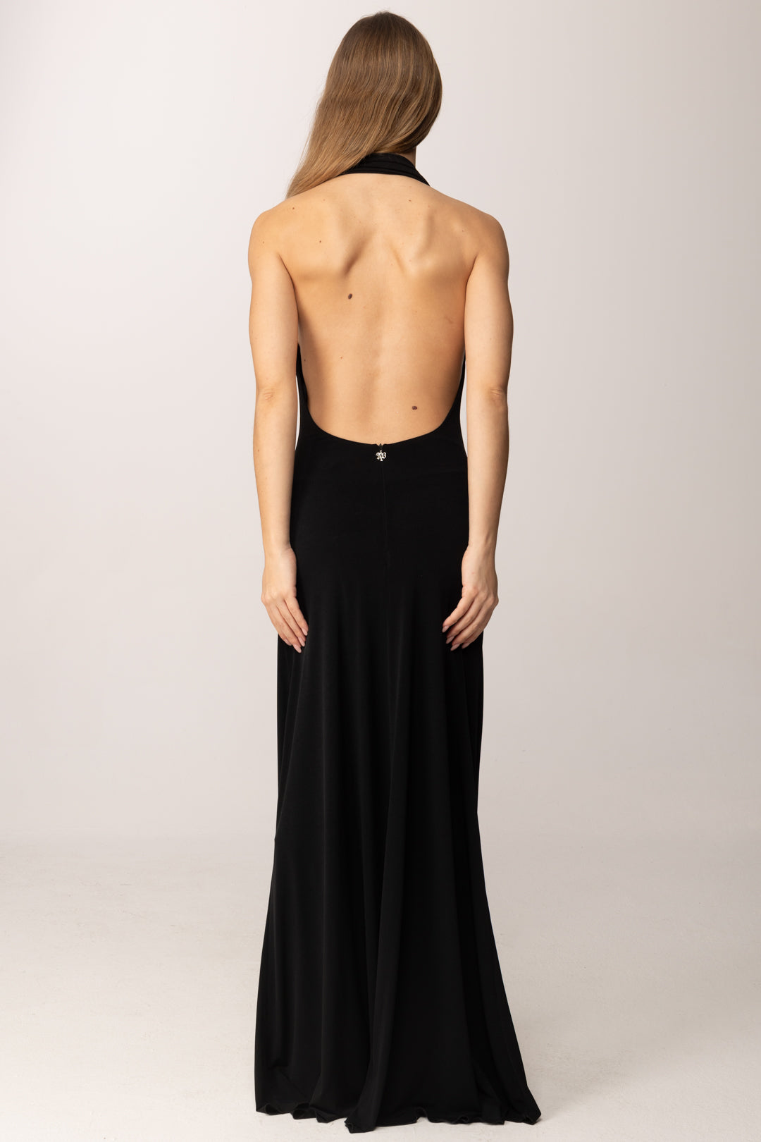 Aniye By Abito Lungo Norah con Nodo 185243 BLACK VINYL