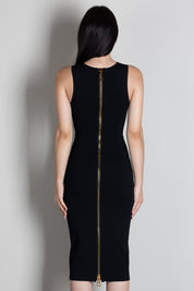 Elisabetta Franchi Abito Midi In Maglia con Cut-out AM05B66E2 NERO