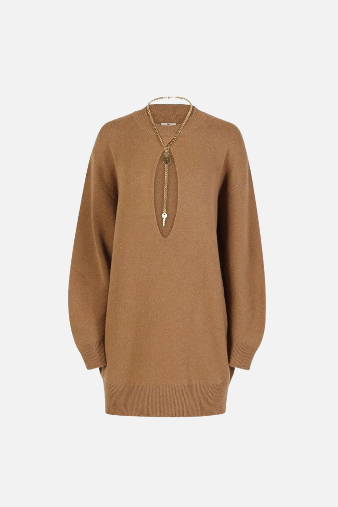 Elisabetta Franchi Abito Mini In Maglia con Dettagli Cut-out AM23T66E2 DAINO