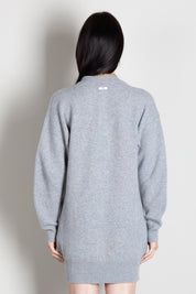 Elisabetta Franchi Abito Mini In Maglia con Dettagli Cut-out AM23T66E2 GRIGIO MELANGE