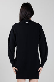 Elisabetta Franchi Abito Mini In Maglia con Dettagli Cut-out AM23T66E2 NERO