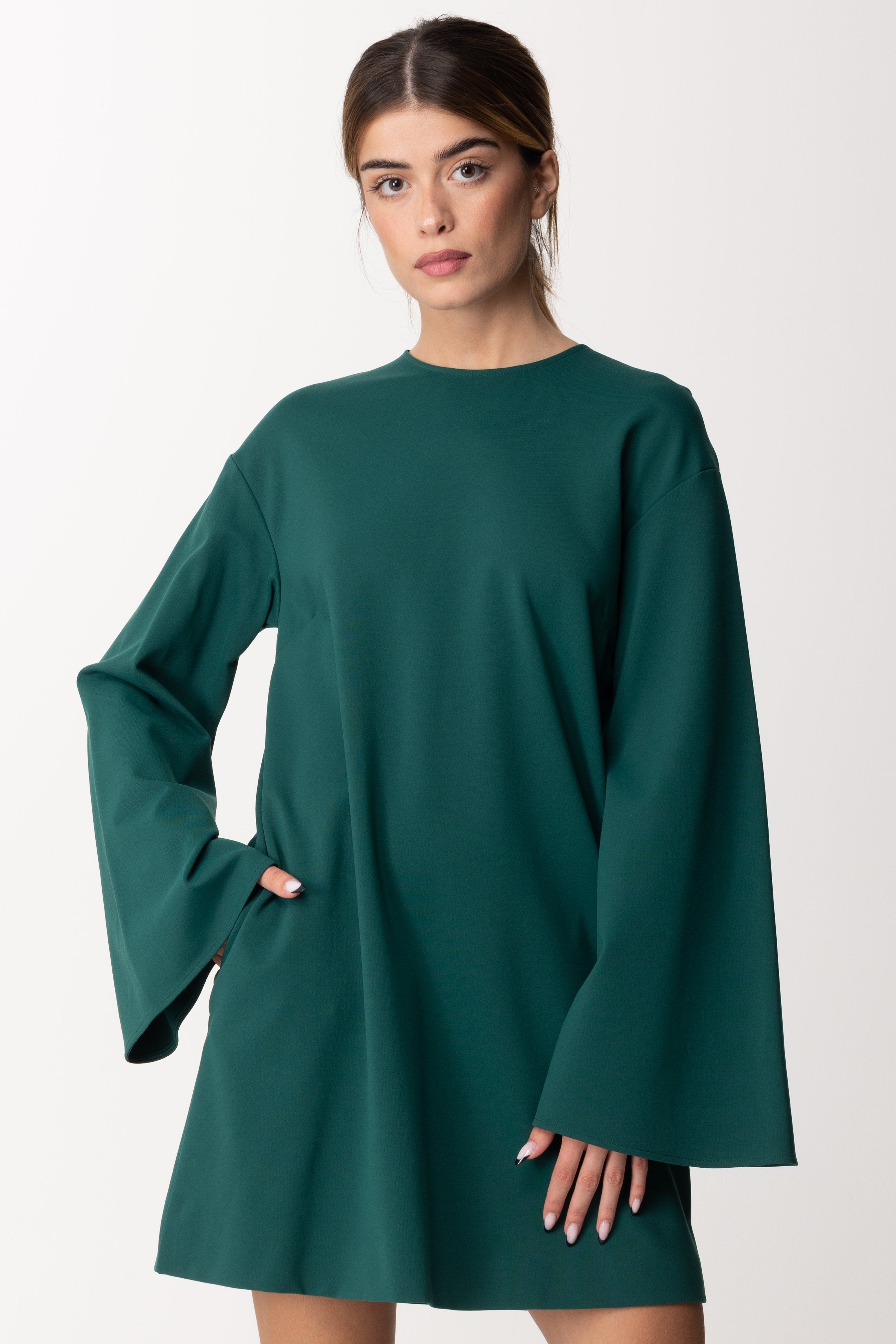 Semicouture Abito Mini Svasato S3WL03 OTTANIO