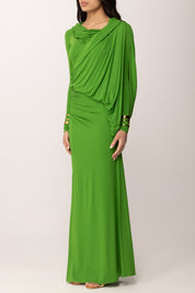 Elisabetta Franchi Abito Red Carpet con Drappeggio AB96165E2 ALOE