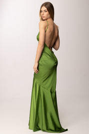Elisabetta Franchi Abito Red Carpet In Raso ABR3462E2 ALOE