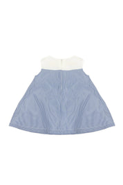 Elisabetta Franchi Bambina Abito Svasato a Righe con Dettaglio Fiocco ENAB0750TF002.D665
