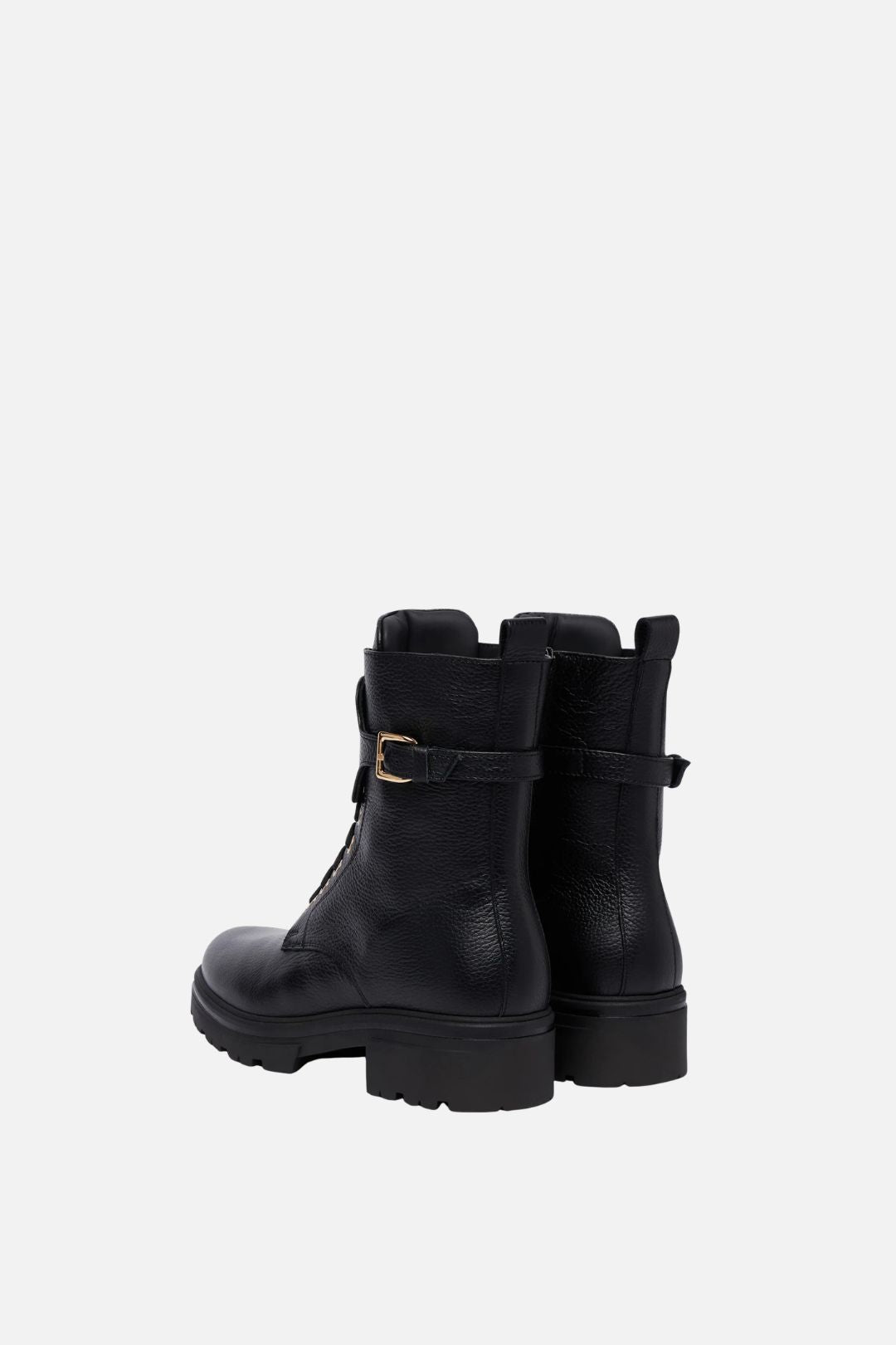Elisabetta Franchi Bambina Anfibi con Fibbia e Logo F4A5-E0719-1251999- NERO