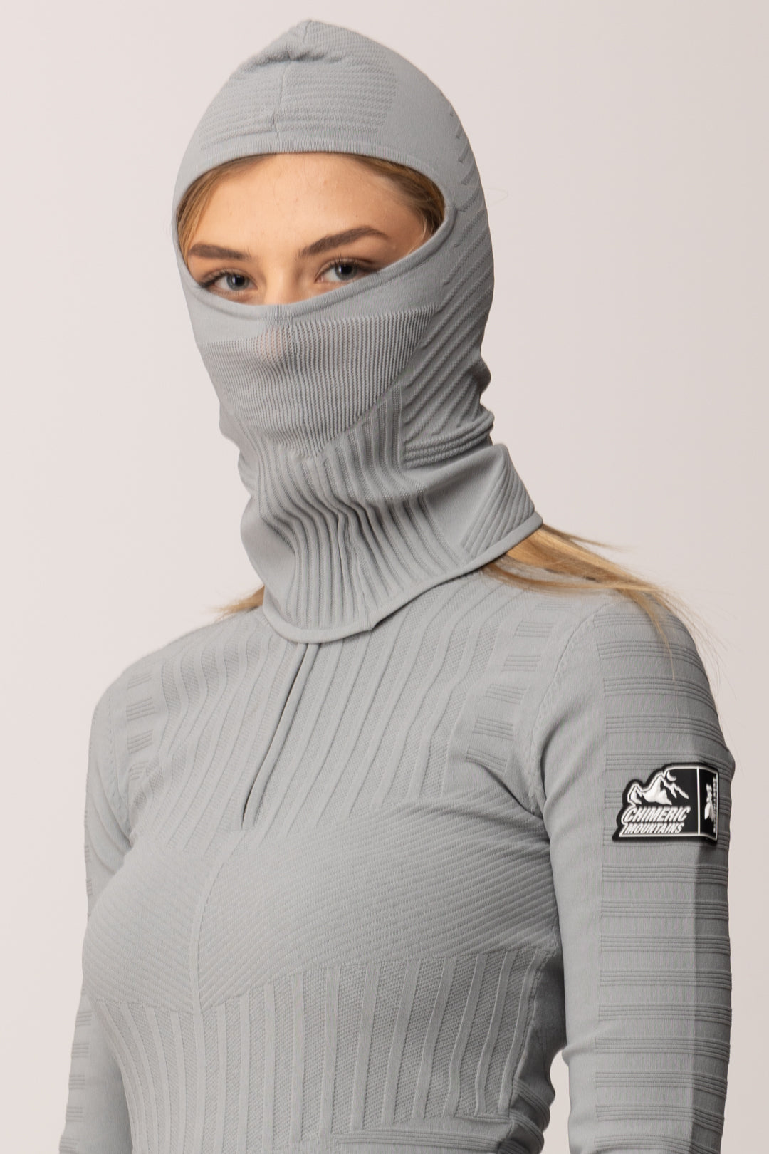 Patrizia Pepe Balaclava In Maglia Elasticizzata 2F0118 K667 MISTERY GRAY