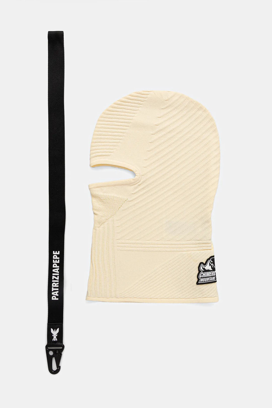 Patrizia Pepe Balaclava In Maglia Elasticizzata 2F0118 K667 WOOLY WHITE