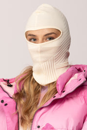 Patrizia Pepe Balaclava In Maglia Elasticizzata 2F0118 K667 WOOLY WHITE