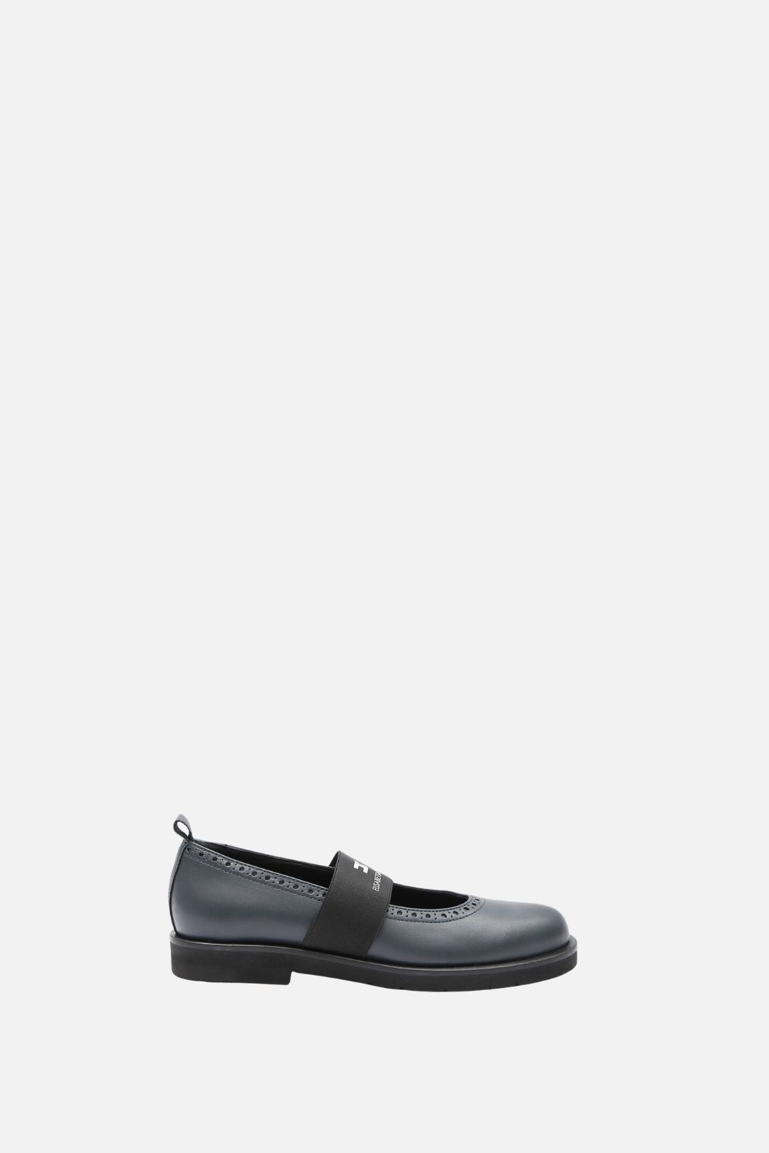 Elisabetta Franchi Bambina Ballerine con Fascia Logo F4A3-E0634-1251816- BLU NOTTE