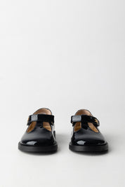 Elisabetta Franchi Bambina Ballerine In Vernice con Cinturino Singolo Logo F1A3-E0370-0286930- BLACK