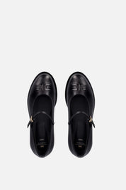 Elisabetta Franchi Bambina Ballerine Mary Jane F4A3-E0632-1251999- NERO