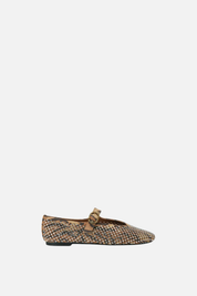 Kurt Geiger Ballerine Mayfair con Strass Animalier 2656346209 CAMEL/OTH