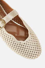 Kurt Geiger Ballerine Myfair con Smerlature 5596461209 GOLD