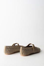 Kurt Geiger Ballerine Myfair Crystal con Strass 2656339209 BROWN/OTH