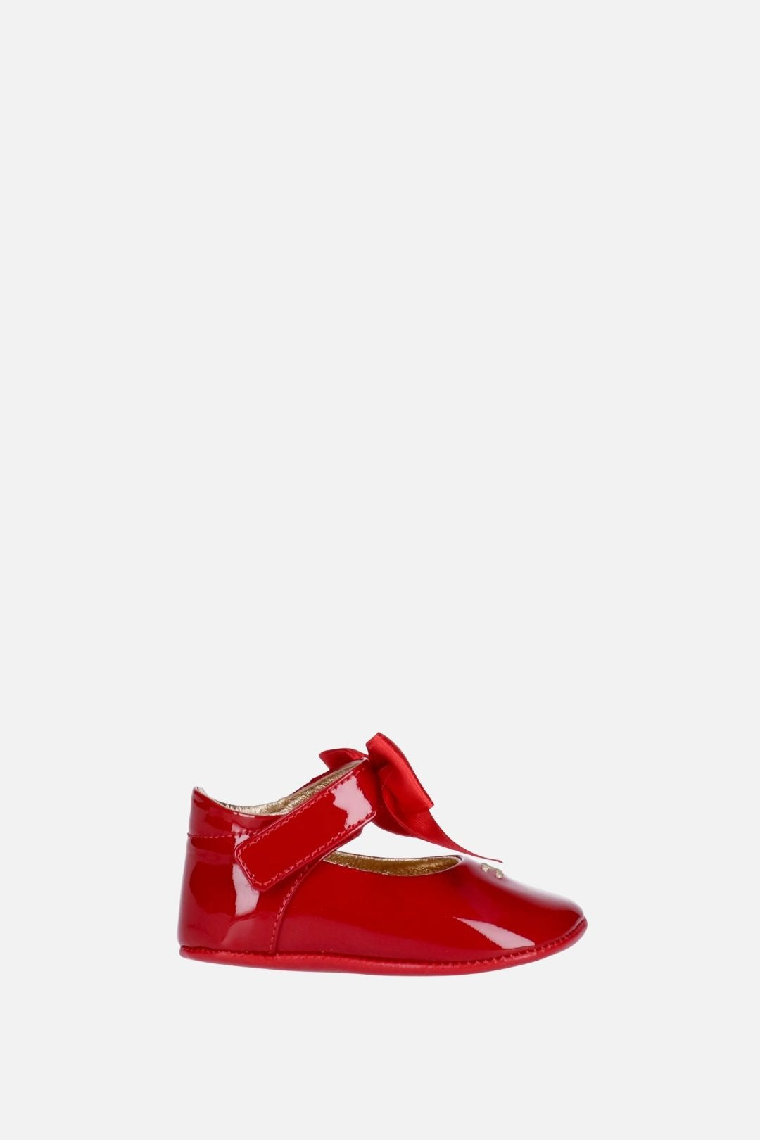 Elisabetta Franchi Bambina Ballerine Vernice con Fiocco In Raso F0A3-E0610-1855R015 RED PASSIO