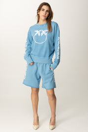 Pinko Bermuda con Stampa 104619 A2CV AZZURRO ARIA