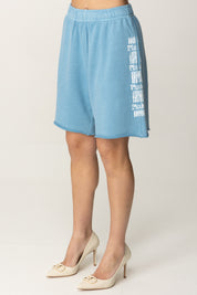 Pinko Bermuda con Stampa 104619 A2CV AZZURRO ARIA