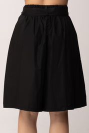 Khloe Femme Bermuda In Cotone con Cintura 25455 NERO