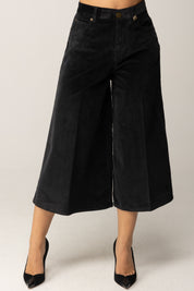 Pinko Bermuda In Velluto a Coste MARRONE LIQUIRIZIA