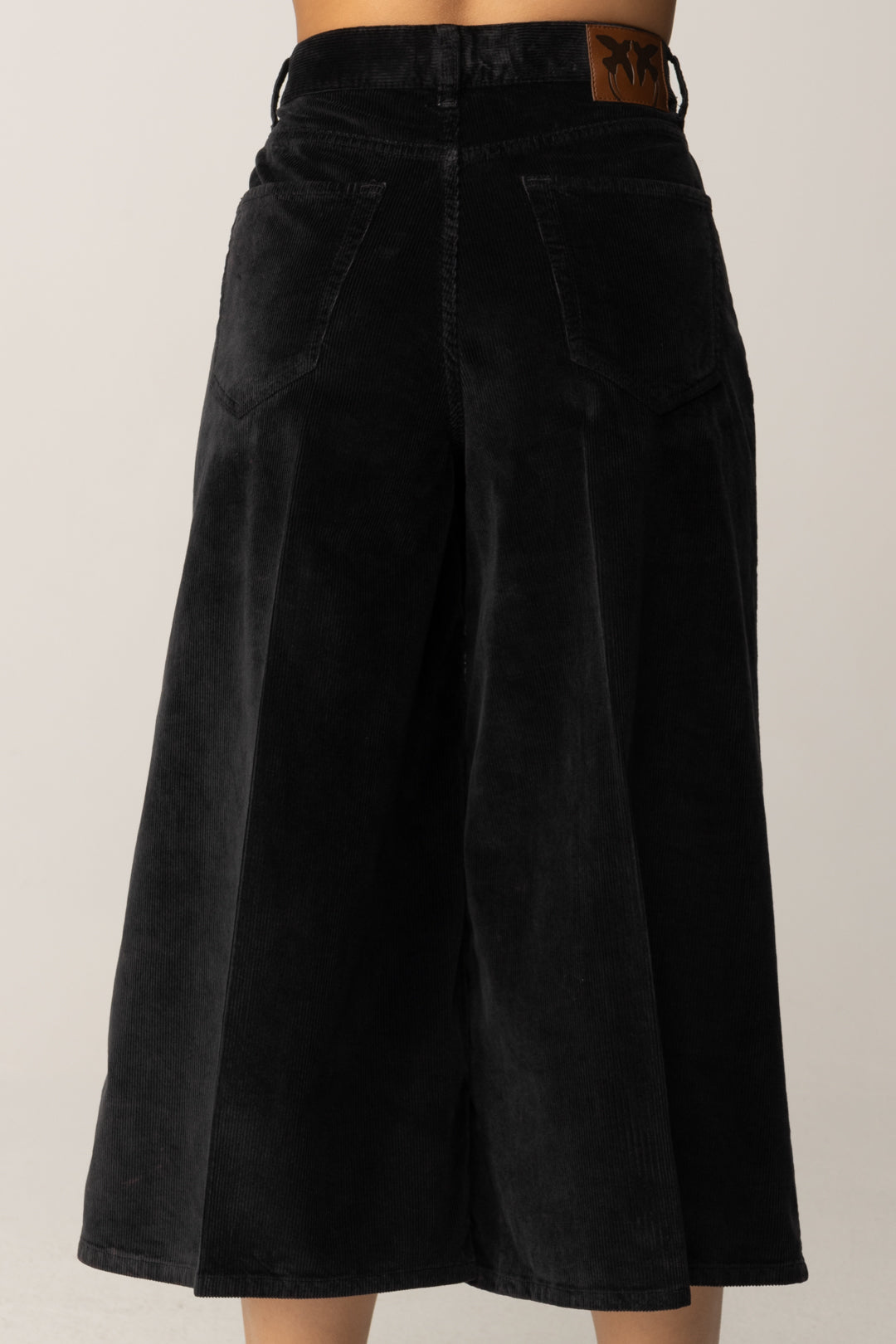 Pinko Bermuda In Velluto a Coste MARRONE LIQUIRIZIA