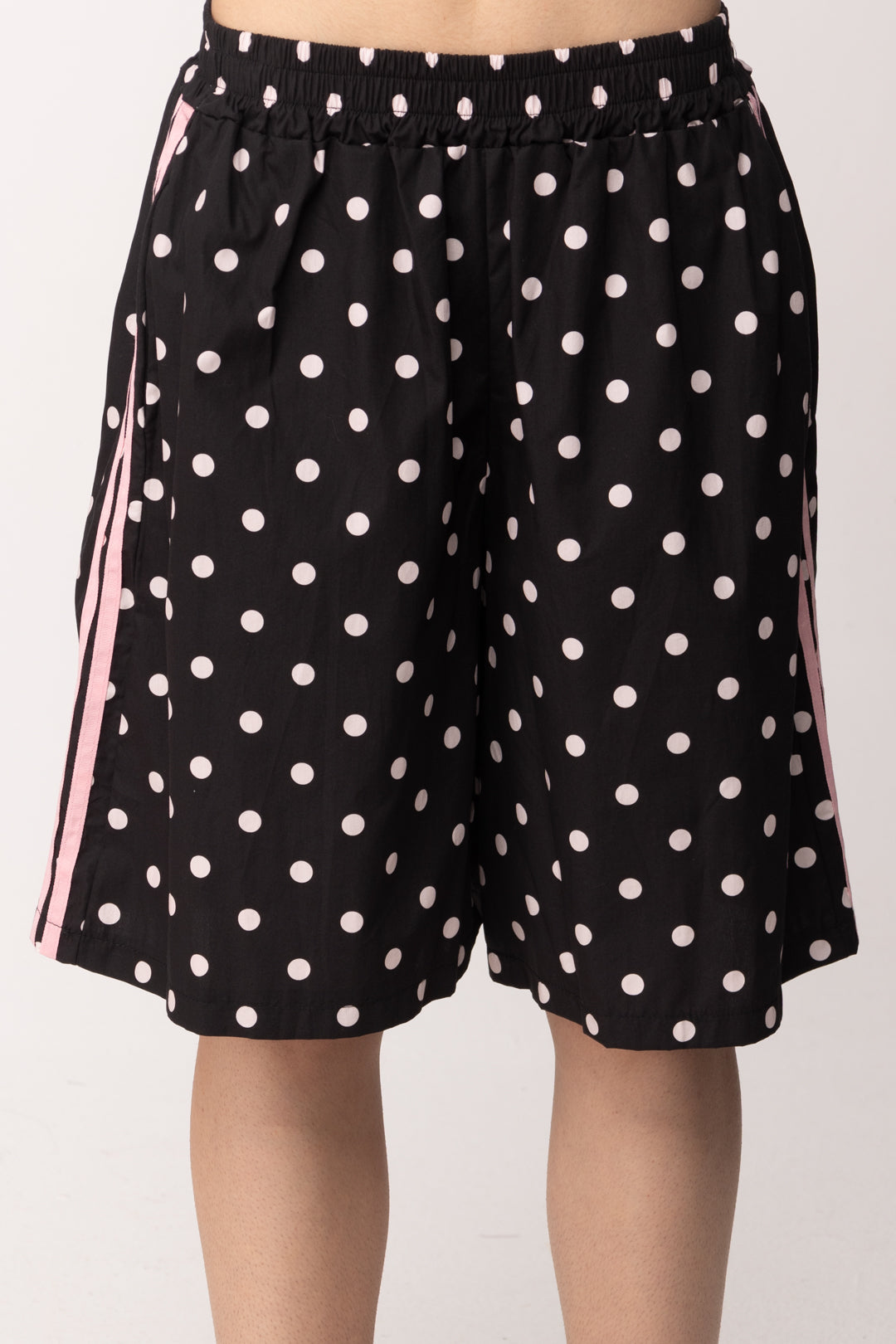 Khloe Femme Bermuda Stampa Pois 26188 NERO/FUXIA