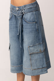 Pinko Bermudai N Jeans 5 Tasche con Fusciacca 106269 A323 PJO