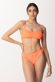 Me Fui Bikini a Top In Ciniglia con Slip Fisso MF24-0032FX FUXIA