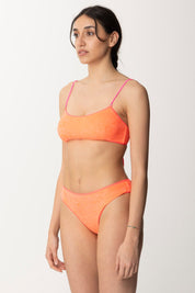 Me Fui Bikini a Top In Ciniglia con Slip Fisso MF24-0032FX FUXIA