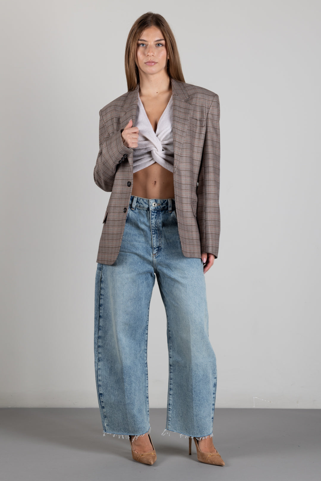 Aniye By Blazer Cleo Oversize In Check Monopetto 181041 GALLES :AI26