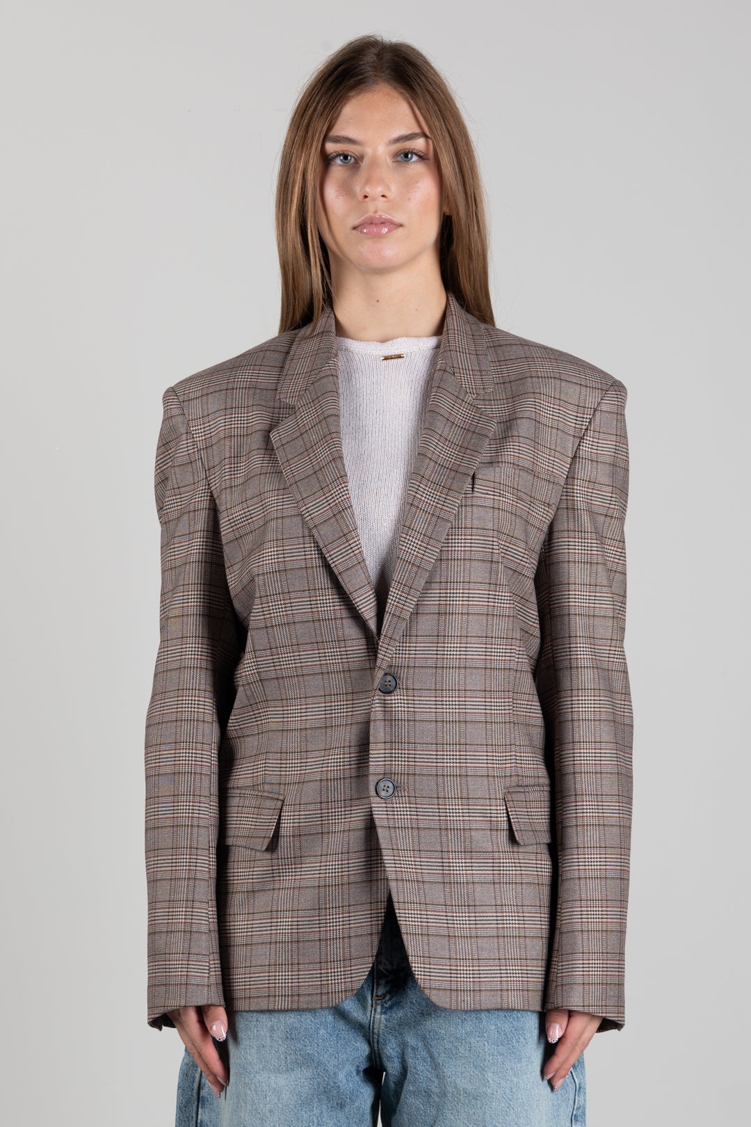 Aniye By Blazer Cleo Oversize In Check Monopetto 181041 GALLES :AI26